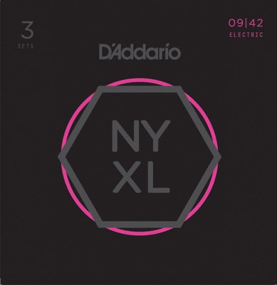 Daddario NYXL gitarstrenger 3-pack (09-42)