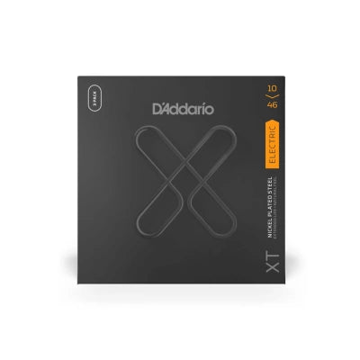 Daddario XTE-belagte gitarstrenger 3-pack (10-46)