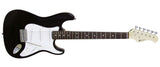 DiMavery ST-203 elektrisk gitar (svart)