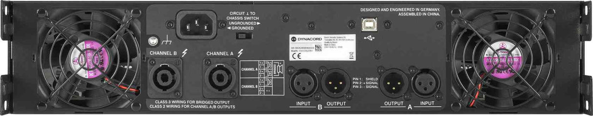 Dynacord L1800FD digital forsterker (2x950W, DSP)