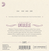 Daddario EJ87C Konsert Ukulele strengesett