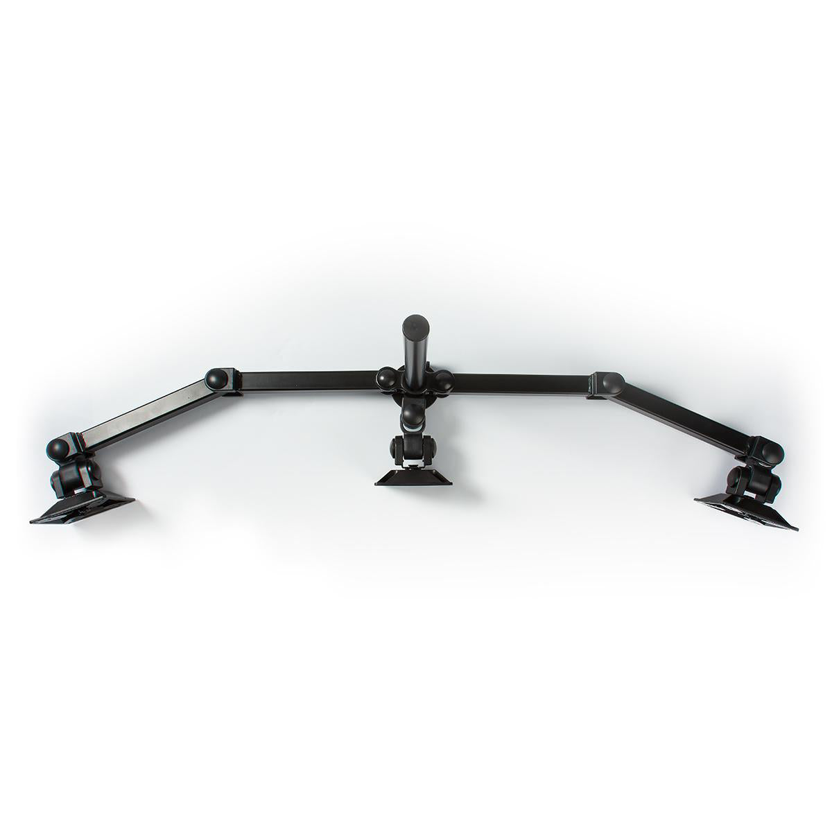 Ergonomisk skjermbrakett for 3 skjermer (14-24")