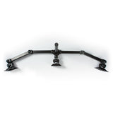 Ergonomisk skjermbrakett for 3 skjermer (14-24")