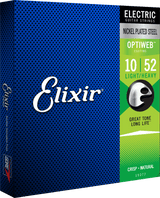 Elixir Optiweb gitarstrenger (lette/tunge, 10-52)