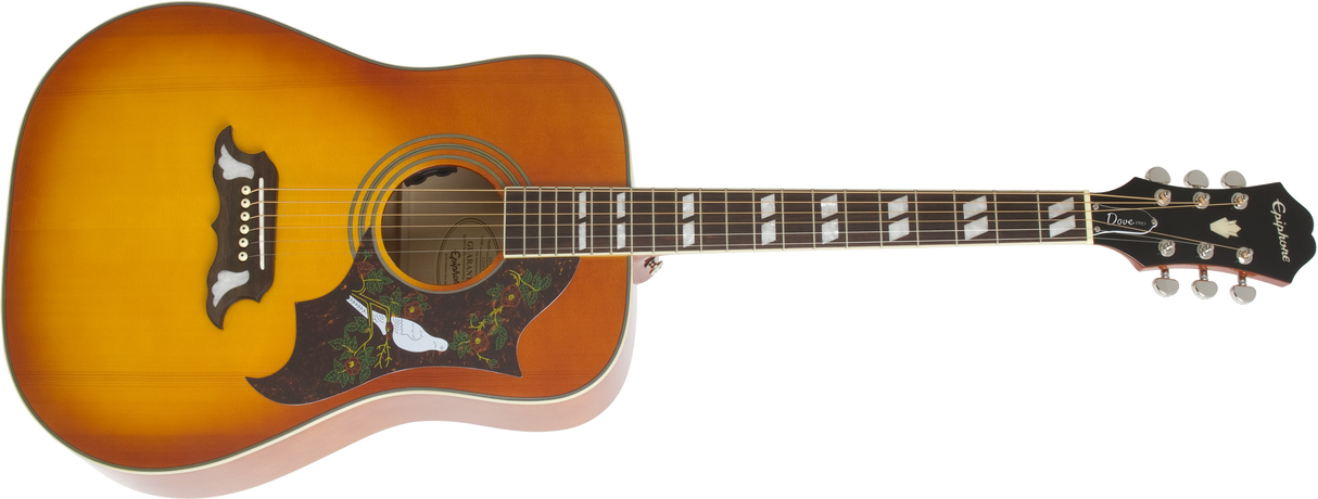 Epiphone Dove Studio Western Guitar (Fiolin Burst)