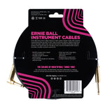 Ernie Ball 6058 gitarkabel (svart, 7,5 m)