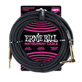 Ernie Ball 6086 gitarkabel (svart, 5,4 m)