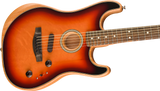 Fender American Acoustasonic Stratocaster elektrisk gitar (3-farget Sunburst )