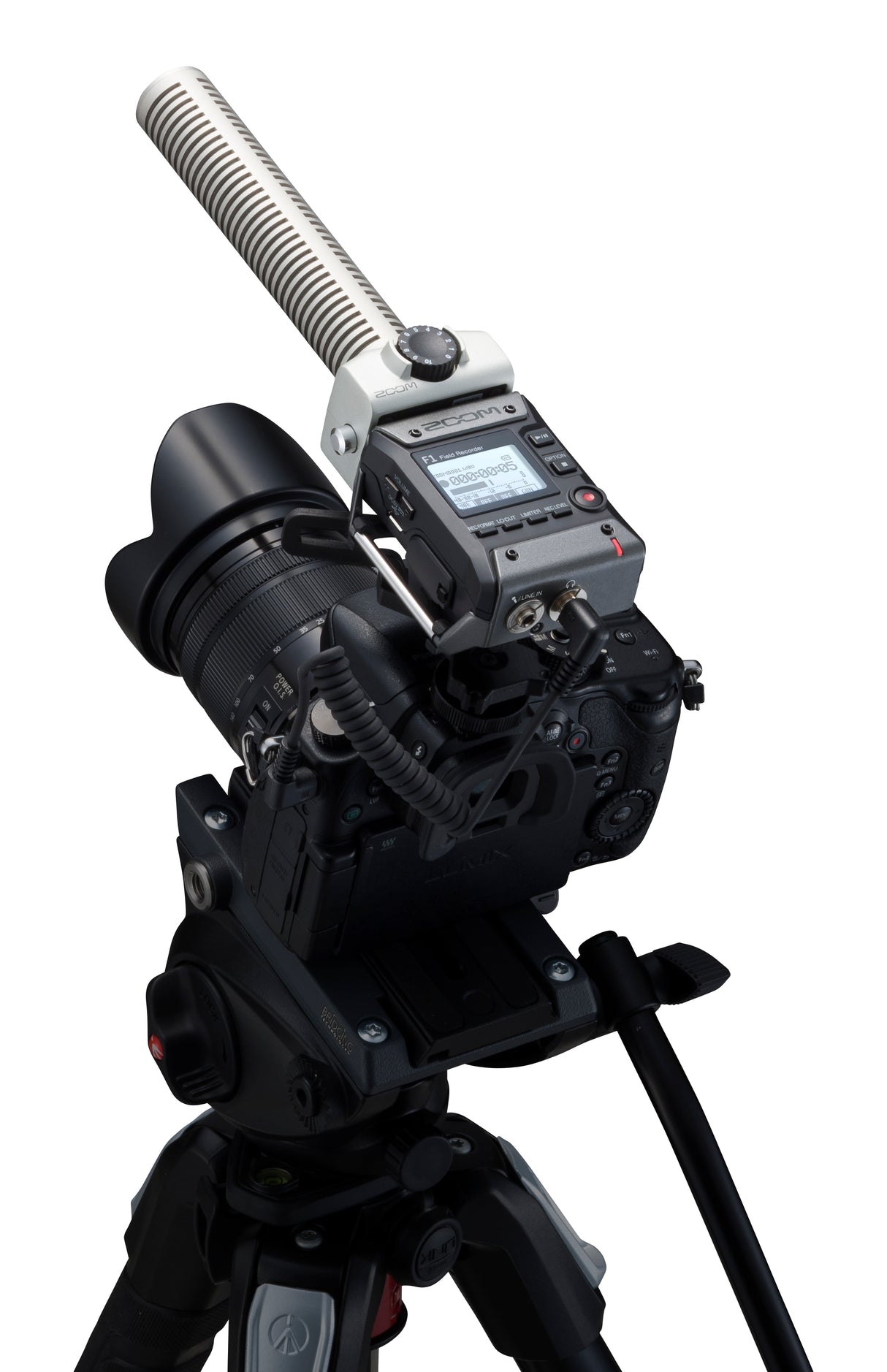 Zoom F1-SP feltopptaker + haglemikrofon