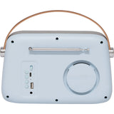 Madison Retro Radio med Bluetooth, FM og DAB (Lyseblå)