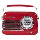Madison Retro Radio med Bluetooth og FM (rød)