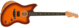 Fender American Acoustasonic Jazzmaster elektrisk gitar ( Tobacco Sunburst )