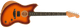 Fender American Acoustasonic Jazzmaster elektrisk gitar ( Tobacco Sunburst )