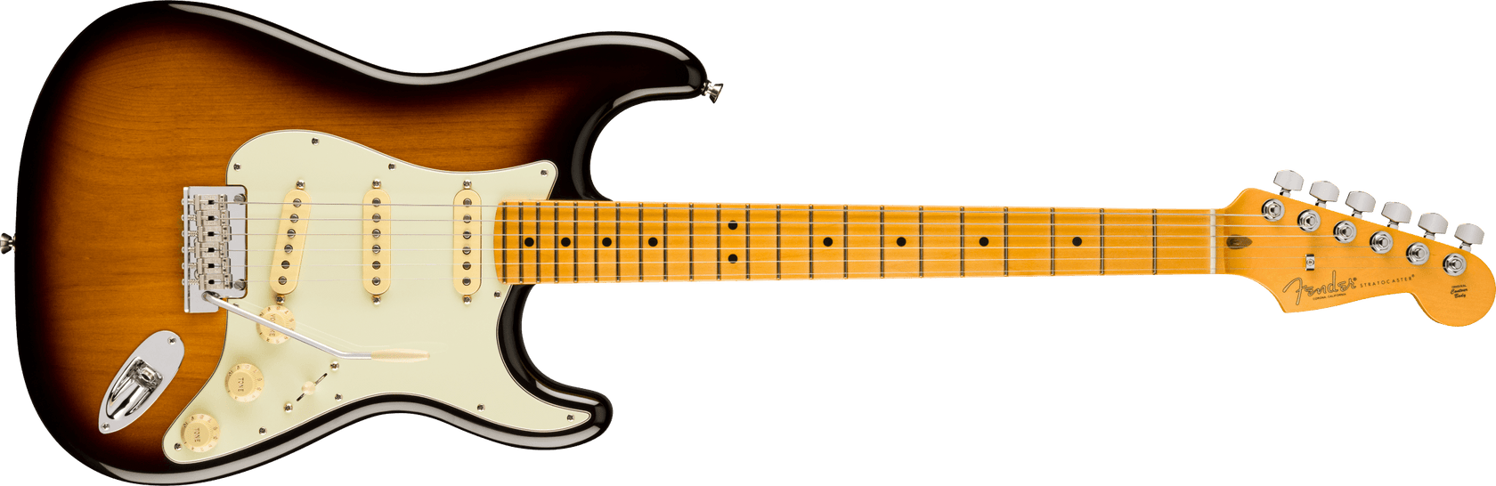 Fender Anniversary American Professional II Stratocaster elektrisk gitar (2-farget Sunburst )
