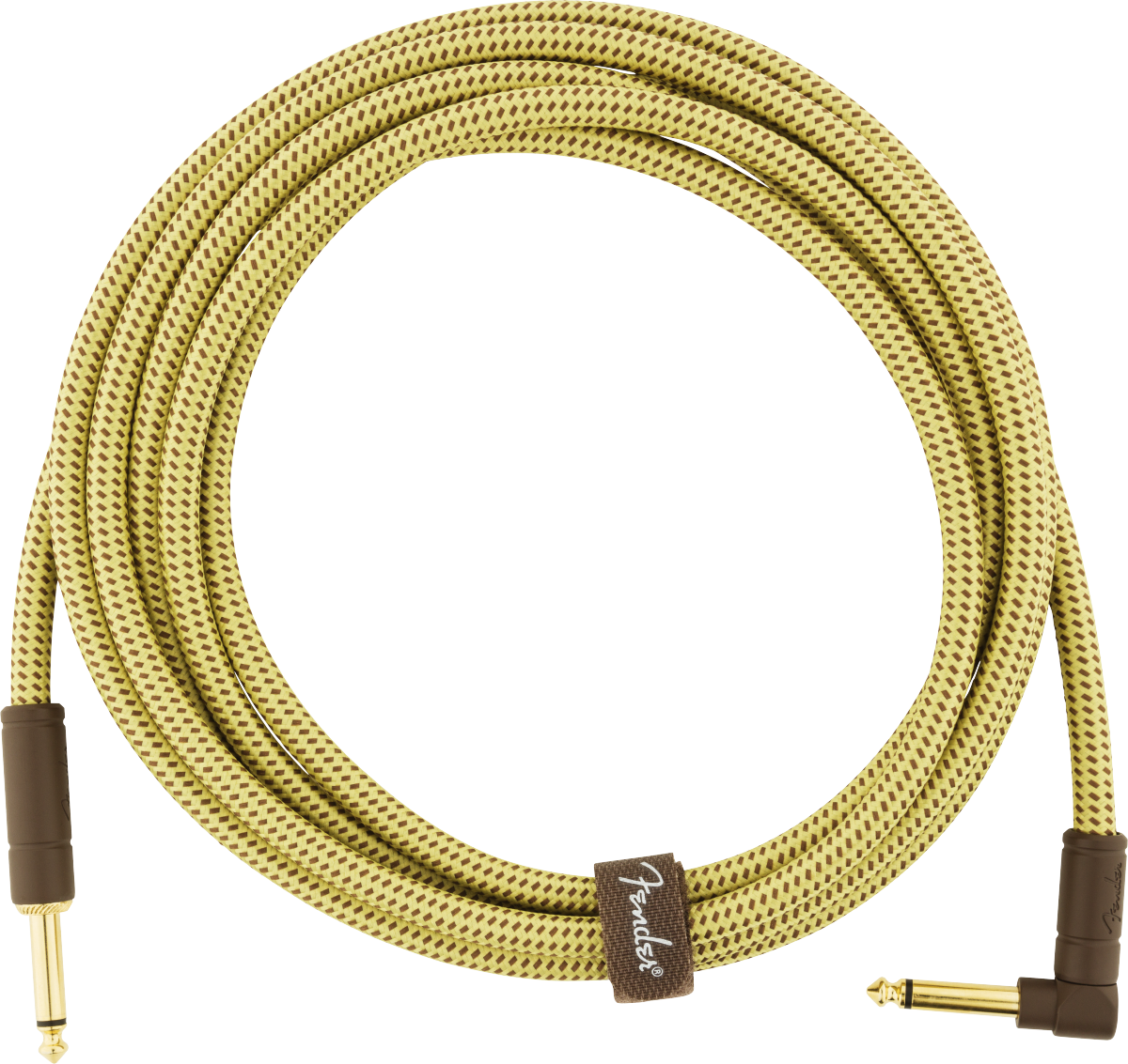 Fender Deluxe gitarkabel vinkelplugg (Tweed, 3m)