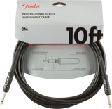 Fender profesjonell gitarkabel (svart, 3m)