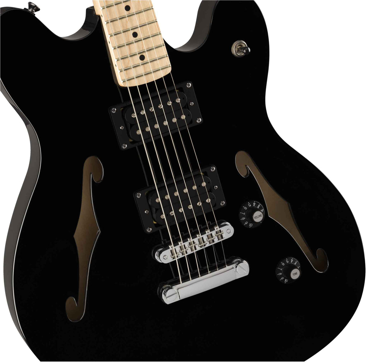 Fender Squier Affinity Starcaster elektrisk gitar (svart)
