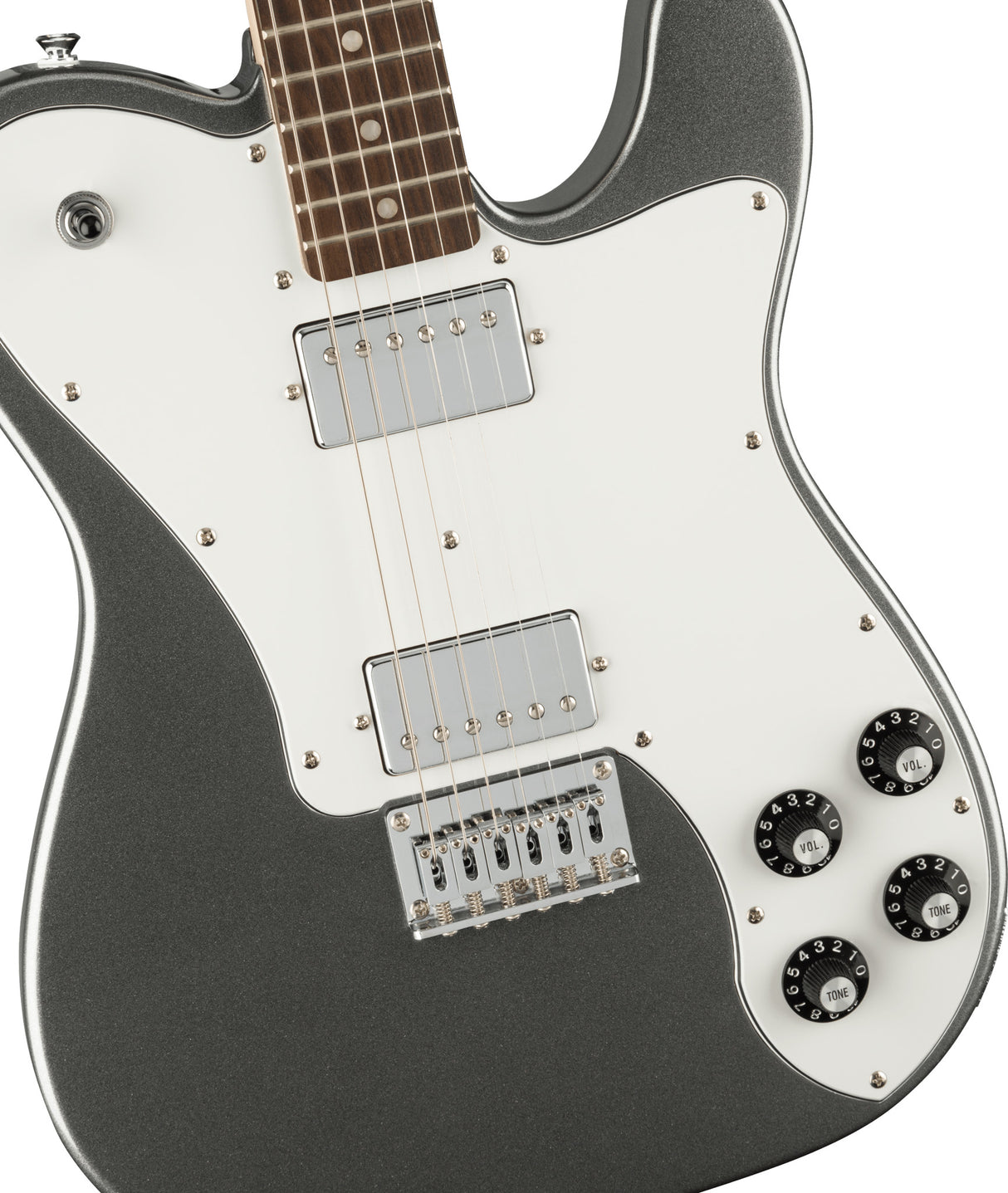 Fender Squier Affinity Telecaster Deluxe elektrisk gitar ( Charcoal Frost Metallic )