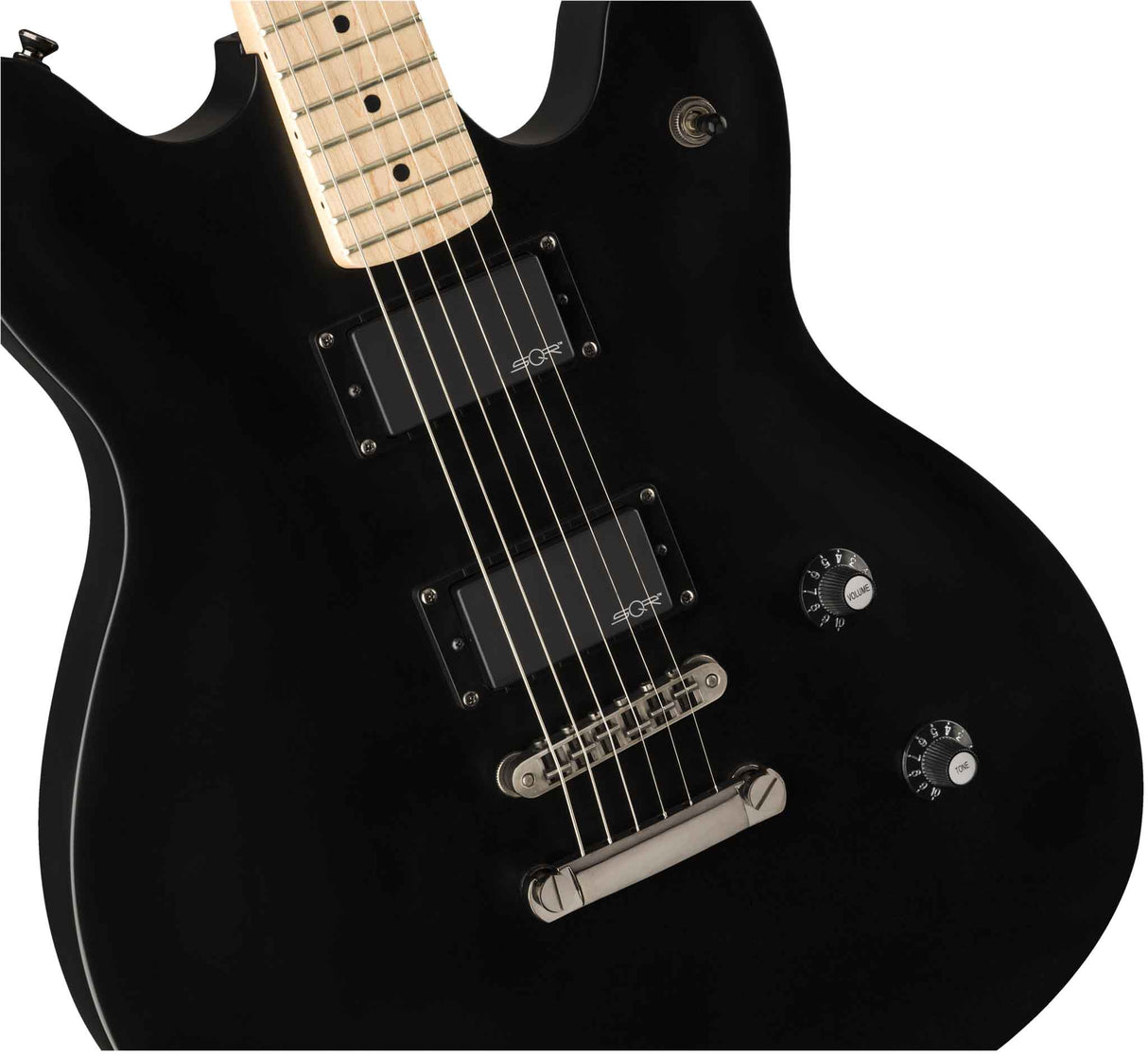 Fender Squier Contemporary Active Starcaster elektrisk gitar ( Flat Black )