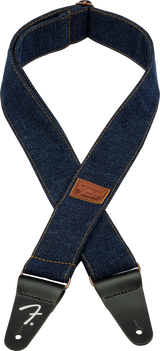 Fender x Wrangler Denim gitarstropp (Mørk Indigo, 2")