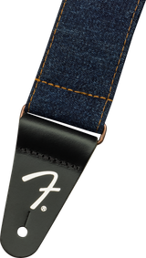 Fender x Wrangler Denim gitarstropp (Mørk Indigo, 2")