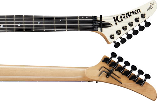 Kramer Guitars NightSwan elektrisk gitar ( Vintage White Aztec Graphic )