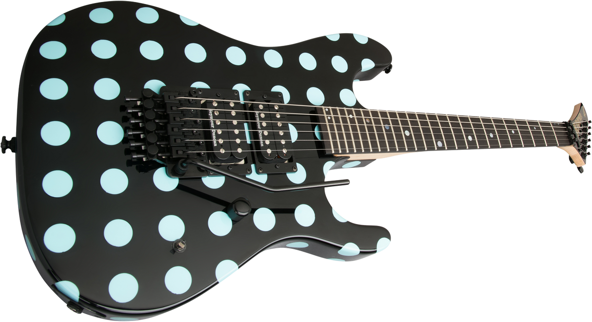 Kramer Guitars NightSwan elektrisk gitar ( Black med Blue prikker)