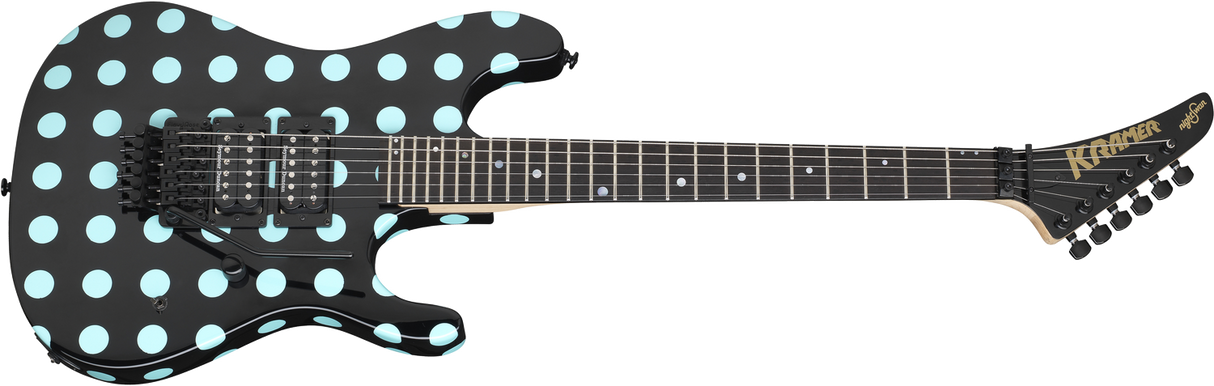 Kramer Guitars NightSwan elektrisk gitar ( Black med Blue prikker)