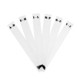 Akryldelere for Vinylplater (6 stk.) (A-Z)