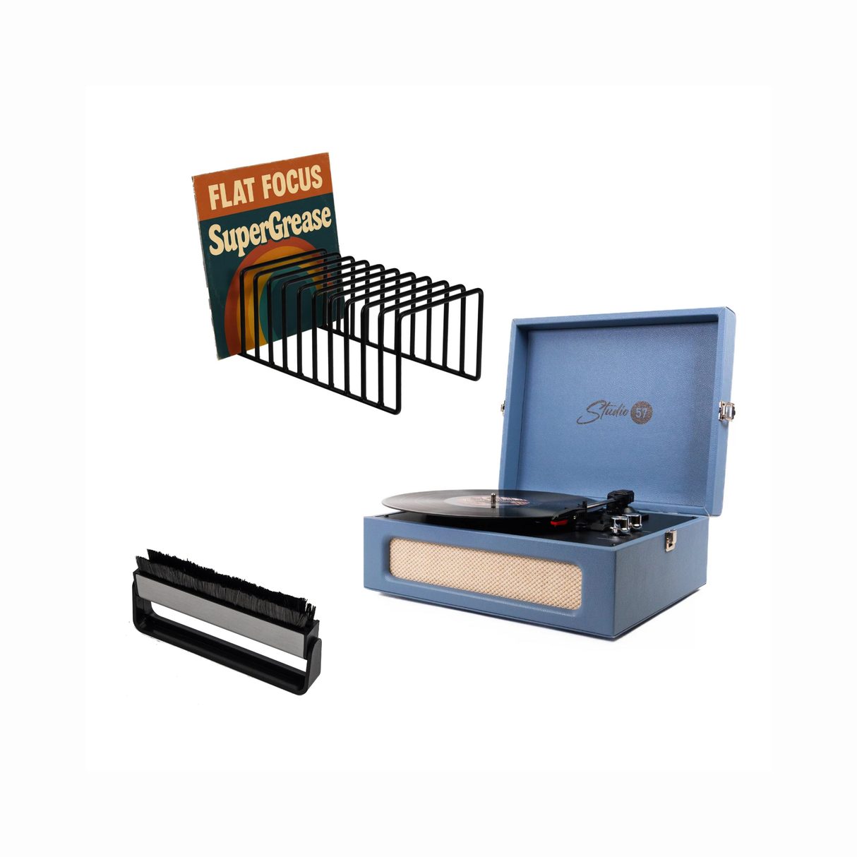 Studio 57 Groovy Platespiller (Blå) Pakke