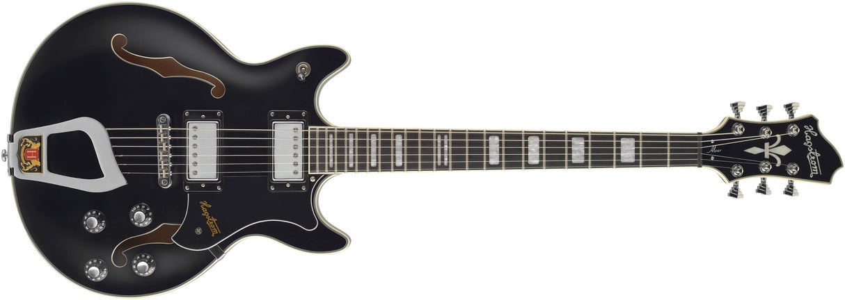 Hagstrom Alvar elektrisk gitar (svart)