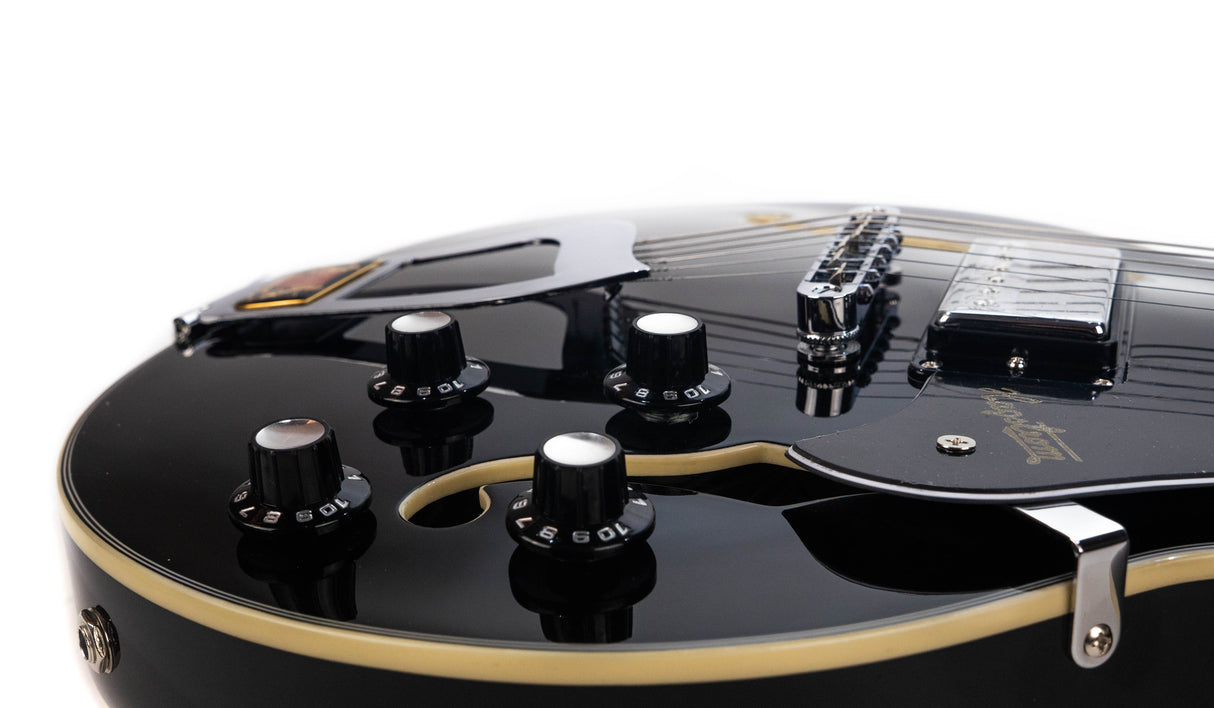 Hagstrom Alvar elektrisk gitar (svart)
