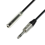 Hodetelefonforlengelseskabel 6,3 mm jack (3m)