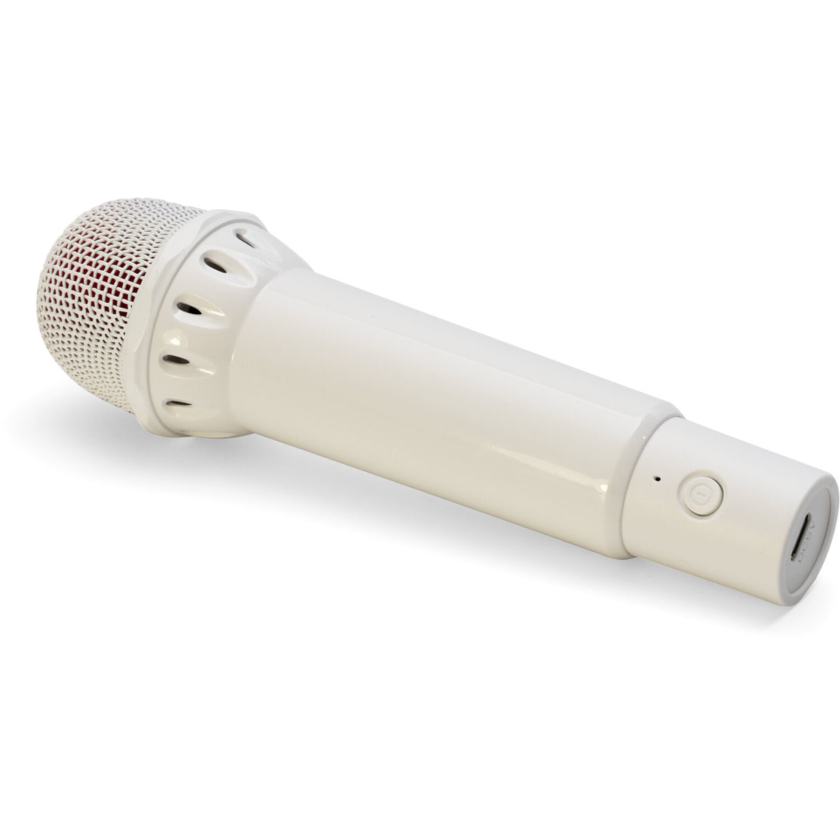 Ibiza karaokesystem med Bluetooth og 2 mikrofoner (hvit)