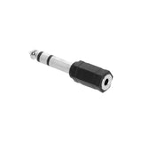 3,5 mm Stereo Jack Hunn til 6,3 mm Stereo Jack adapter