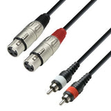 XLR hunn-til-phono-adapterkabel (3m)