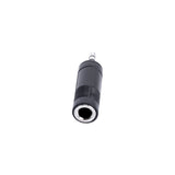 Adapter Audio Plug 6,3 mm Stereo Jack Hunn til 3,5 mm Stereo Jack