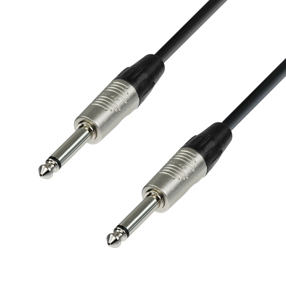 Adam Hall Cables 4 Star Series - Instrumentkabel REAN 6,3 mm Jack mono til 6,3 mm Jack mono 3 m