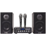 Karaokesystem med Bluetooth og ekko (2x 75W)