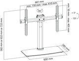 Tv stativ fullt bevegelig (32-65", 45 kg)