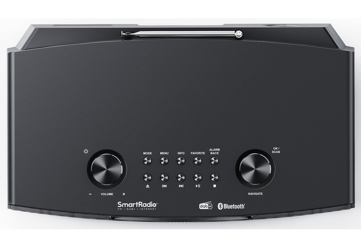 Kenwood CR-ST700SCD-B Radio med Bluetooth og DAB+ (svart)