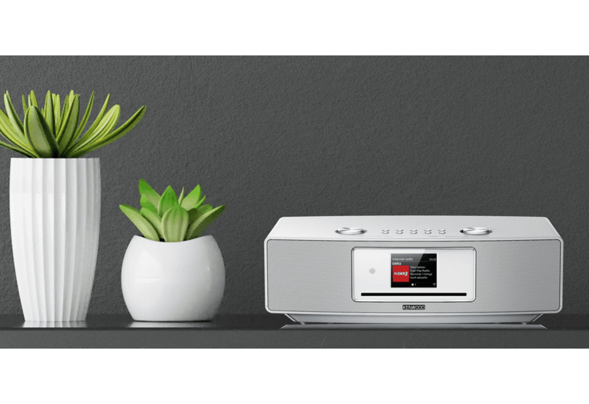 Kenwood CR-ST700SCD-S Radio med Bluetooth og DAB+ (sølv)