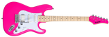 Kramer Focus VT-211S elektrisk gitar (varm rosa)