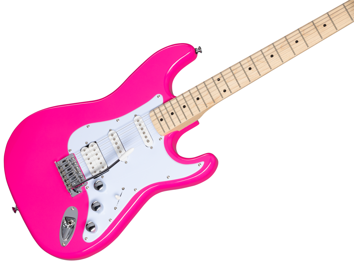 Kramer Focus VT-211S elektrisk gitar (varm rosa)