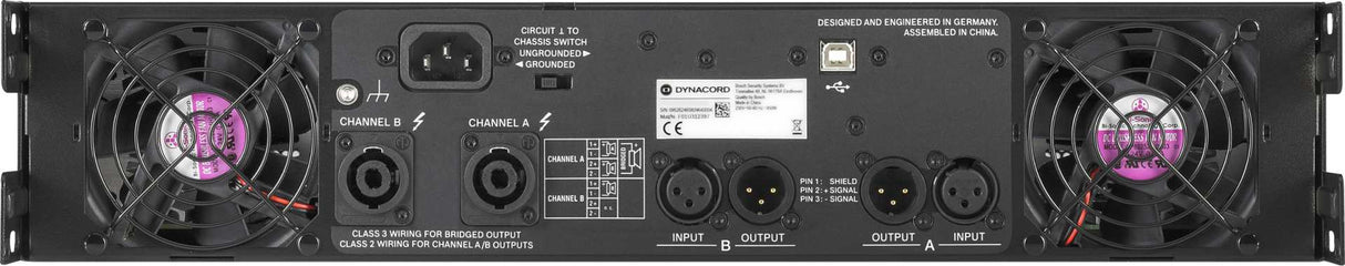Dynacord L1300FD digital forsterker (2x650W, DSP)