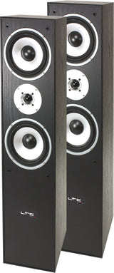 HiFi-gulvhøyttalersett (svart, 350W)