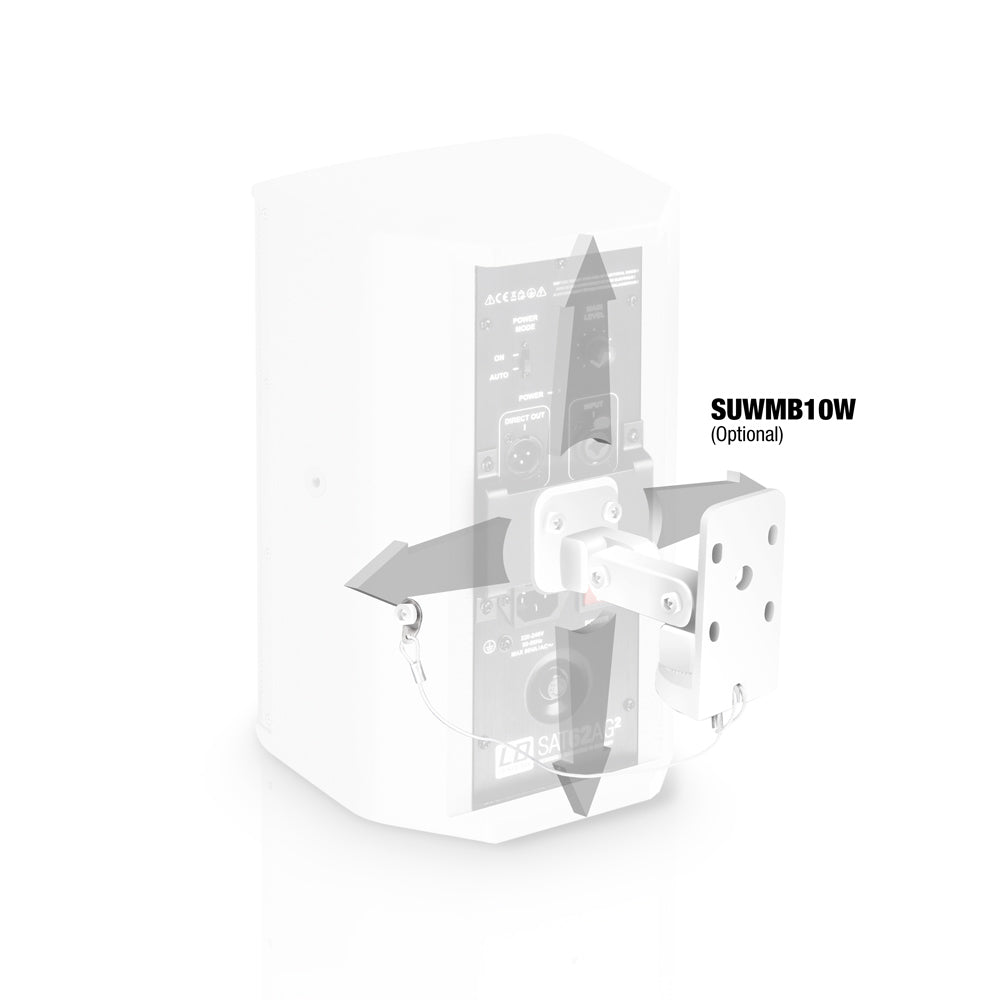 LD Systems SAT 62 A G2 Hvit aktiv høyttaler