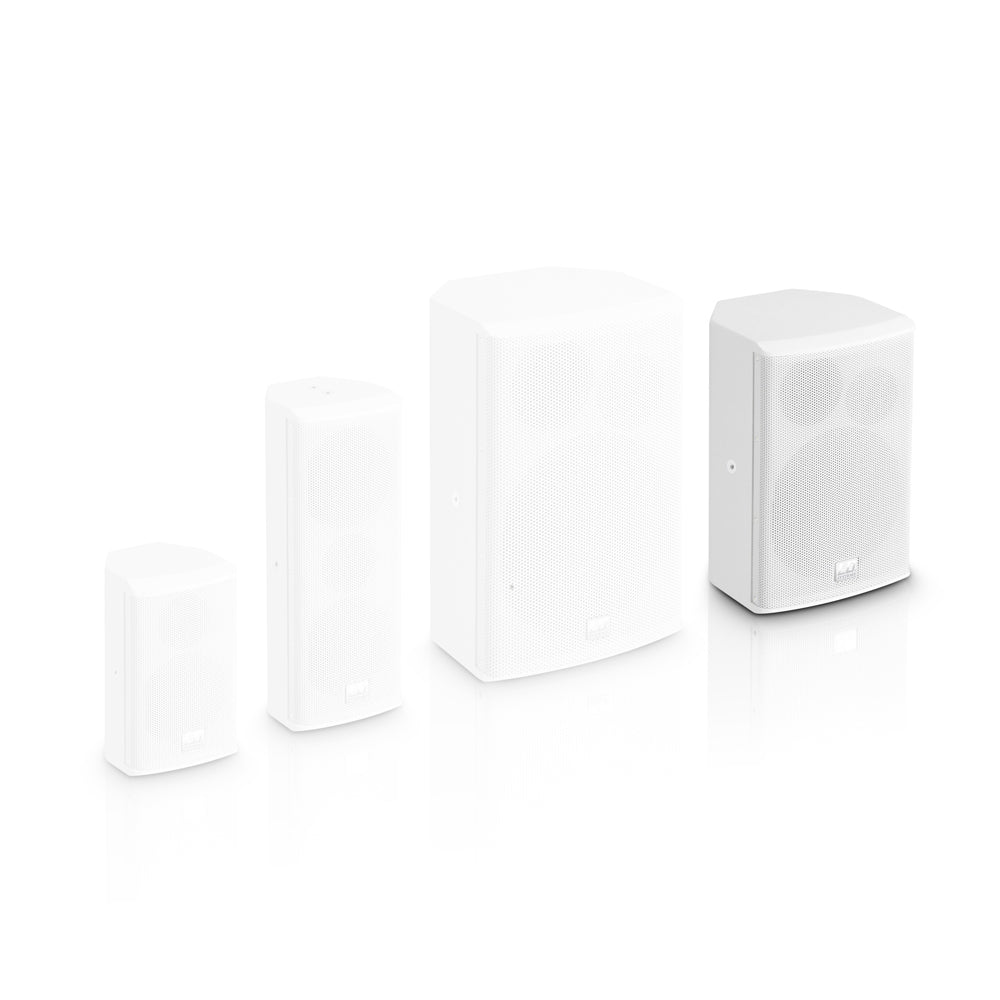 LD Systems SAT 62 G2 Høyttalersett 80W RMS 8 Ohm Hvit