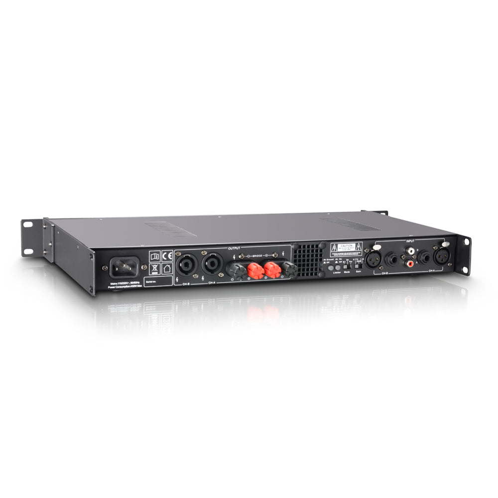 LD Systems XS 200 effektforsterker (2x50W, 8 Ohm)