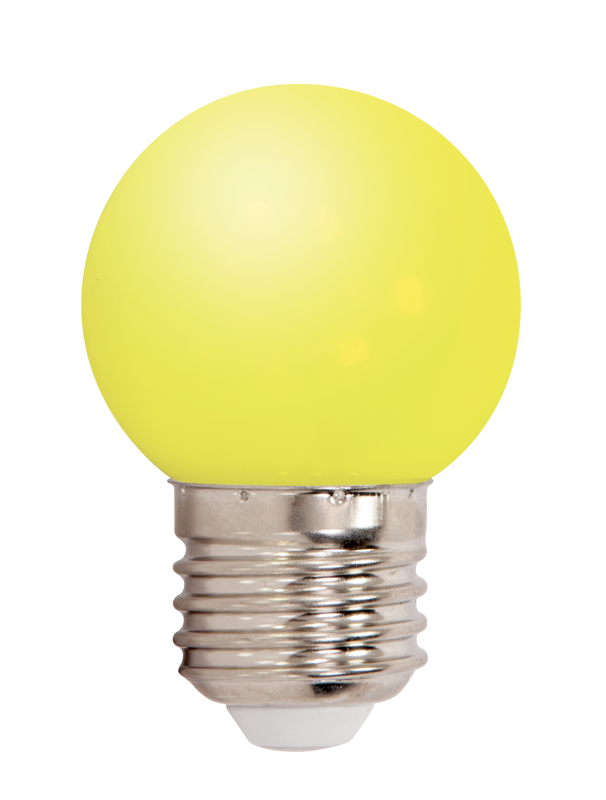 Fargede LED-pærer (6 stk)